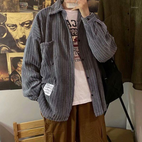 men's jackets autumn and winter casual corduroy jacket fashion solid color men loose all-match coats 2021, Black;brown
men's jackets autumn and winter casual corduroy jacket fashion solid color men loose all-match coats 2021, Black;brown