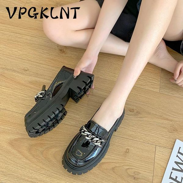 dress shoes thick-soled loafers women's autumn increase all-match horsebit small leather women korean single, Black
dress shoes thick-soled loafers women's autumn increase all-match horsebit small leather women korean single, Black