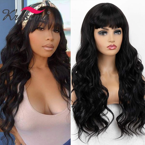 long wavy synthetic wigs body wave wigs black wigs for women with bangs heat resistant fiber hair wigfactory direct
long wavy synthetic wigs body wave wigs black wigs for women with bangs heat resistant fiber hair wigfactory direct
