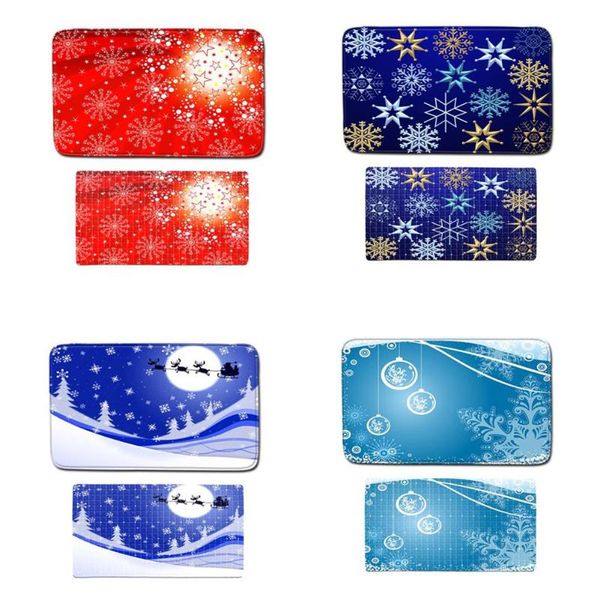 bath mats dishykooker 2pcs christmas snowflower printing anti-slip floor mat for kitchen dinning room home decor rug
bath mats dishykooker 2pcs christmas snowflower printing anti-slip floor mat for kitchen dinning room home decor rug