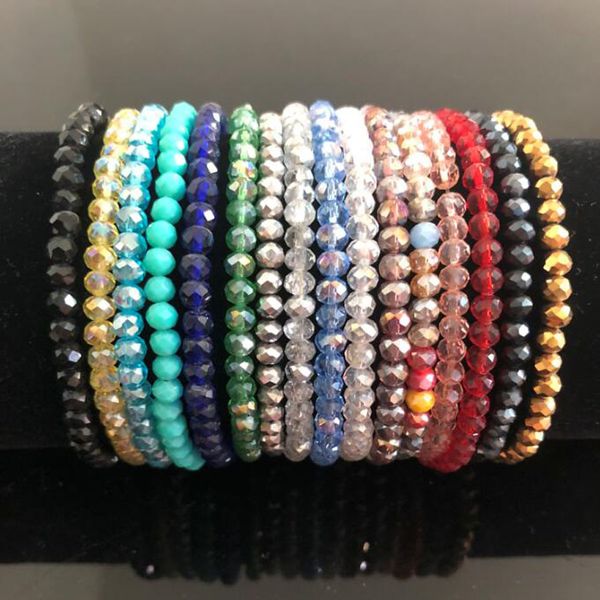 handmade women's 4mm rhinestone crystal beaded round glass beads stretch bracelet femme bangle bracelets women girl wrap jewelry, Black
handmade women's 4mm rhinestone crystal beaded round glass beads stretch bracelet femme bangle bracelets women girl wrap jewelry, Black