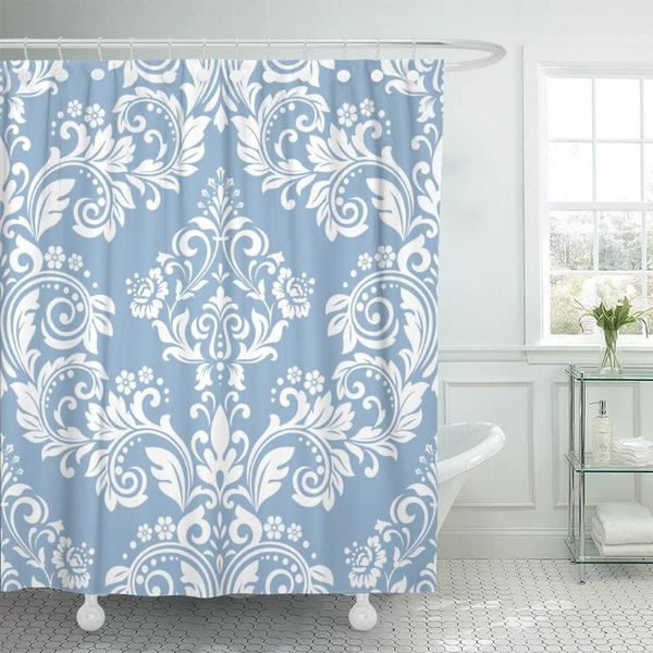 shower curtains abstraction floral pattern baroque damask blue and white antique curtain waterproof fabric 60 x 72 inches set with hooks
shower curtains abstraction floral pattern baroque damask blue and white antique curtain waterproof fabric 60 x 72 inches set with hooks
