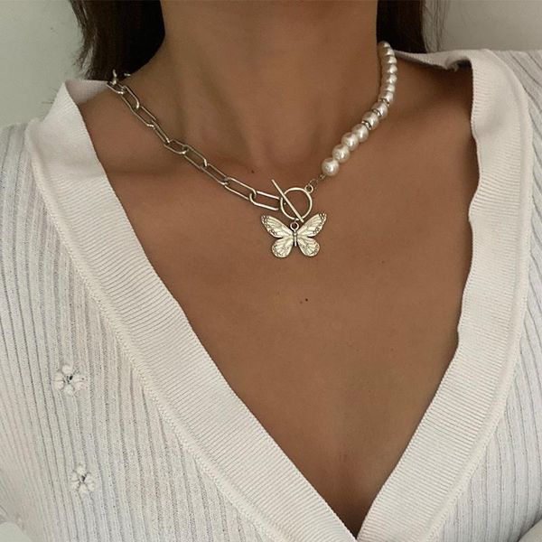 pendant necklaces vintage gold silver color pearl butterfly necklace for women boho butterflies chain choker jewelry
pendant necklaces vintage gold silver color pearl butterfly necklace for women boho butterflies chain choker jewelry
