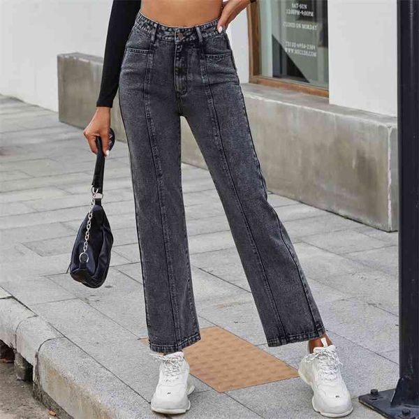 autumn vintage full length jeans women's winter high waist straight casual denim pants woemns black jeans trousers 210508, Blue
autumn vintage full length jeans women's winter high waist straight casual denim pants woemns black jeans trousers 210508, Blue