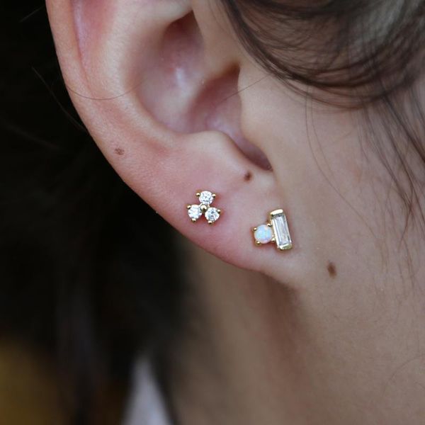 stud cute tiny mini girls kids studs 3pc pave cz earrring flower shaped christmas gift stacking stack earring, Golden;silver
stud cute tiny mini girls kids studs 3pc pave cz earrring flower shaped christmas gift stacking stack earring, Golden;silver