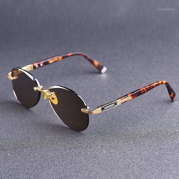sunglasses vazrobe rimless glass male stone glasses for men natural aviation brown lens anti eye dry, White;black
sunglasses vazrobe rimless glass male stone glasses for men natural aviation brown lens anti eye dry, White;black