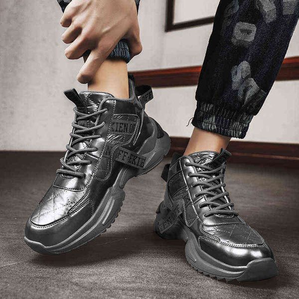 dress shoes sports shoes 2022 autumn and winter trend versatile sports leisure down leather high round head dad fashion, Black
dress shoes sports shoes 2022 autumn and winter trend versatile sports leisure down leather high round head dad fashion, Black