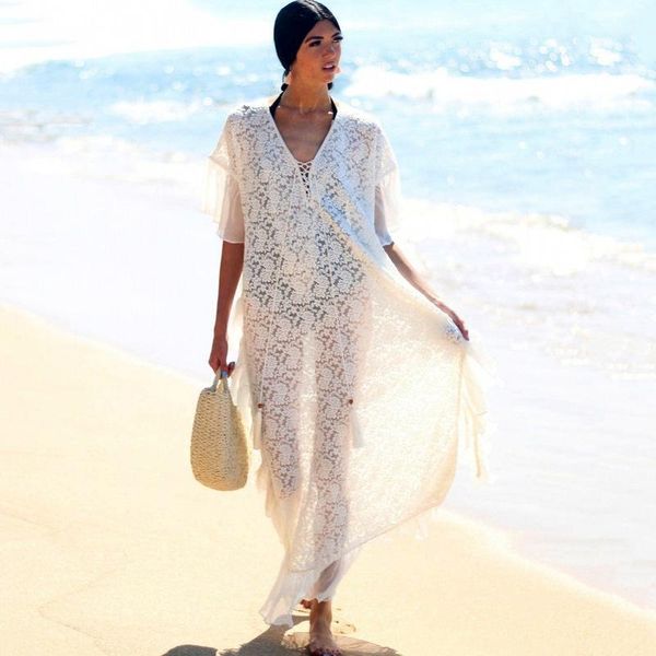 lace chiffon side long solid skirt loose beach vacation robe bikini sunscreen woman bathing suit cover ups women's swimwear, White;black
lace chiffon side long solid skirt loose beach vacation robe bikini sunscreen woman bathing suit cover ups women's swimwear, White;black