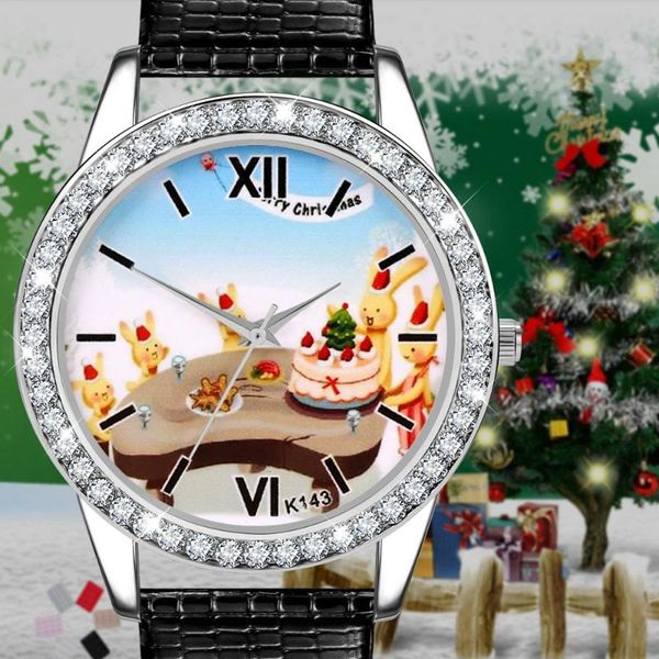 wristwatches classic gentlemen girls women's watch christmas leather band analog quartz wrist watches gift, Slivery;brown
wristwatches classic gentlemen girls women's watch christmas leather band analog quartz wrist watches gift, Slivery;brown