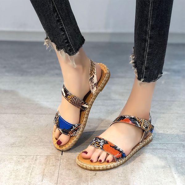2021 women hemp waving sandals ladies pu leather buckle flat female serpentine open toe shoes womens casual footwear big size, Black
2021 women hemp waving sandals ladies pu leather buckle flat female serpentine open toe shoes womens casual footwear big size, Black