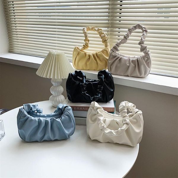 evening bags pu leather pleated shoulder bag solid color handbag for women fashion exquisite shopping retro casual totes 2022
evening bags pu leather pleated shoulder bag solid color handbag for women fashion exquisite shopping retro casual totes 2022