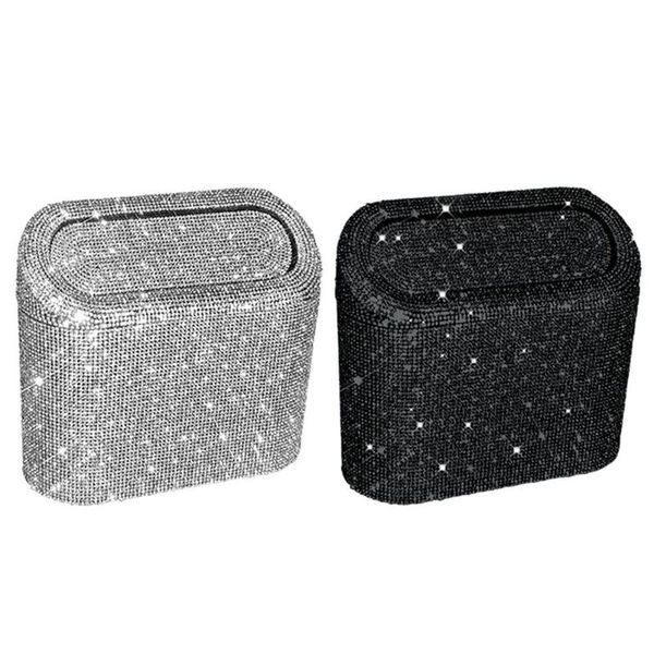 car organizer rhinestone garbage container with lid diamond-studded storage box bag bling trash can interior supplies
car organizer rhinestone garbage container with lid diamond-studded storage box bag bling trash can interior supplies
