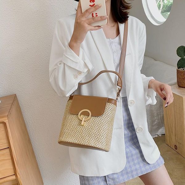 evening bags summer women casual straw bucket bag chains messenger rattan beach shoulder lady travel purses handbag sac à main
evening bags summer women casual straw bucket bag chains messenger rattan beach shoulder lady travel purses handbag sac à main