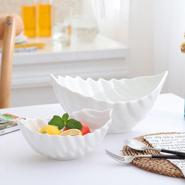 nordic pure white ceramic fruit salad bowl modern simple household lotus leaf noodledessert snack western kitchen tableware bowls
nordic pure white ceramic fruit salad bowl modern simple household lotus leaf noodledessert snack western kitchen tableware bowls