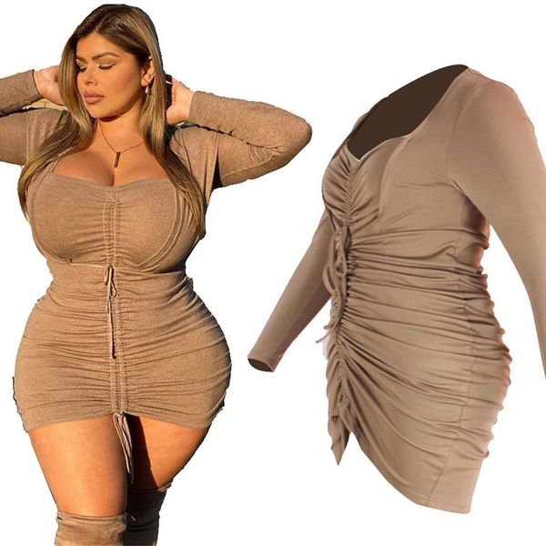plus size dresses women dress birthday outfits spring clothes high waist draped mini bodycon elegance, Black
plus size dresses women dress birthday outfits spring clothes high waist draped mini bodycon elegance, Black