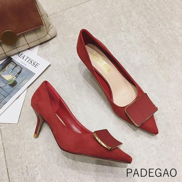 dress shoes high heel 2021 women party high-heeled flock buckle fashion woman heels, Black
dress shoes high heel 2021 women party high-heeled flock buckle fashion woman heels, Black