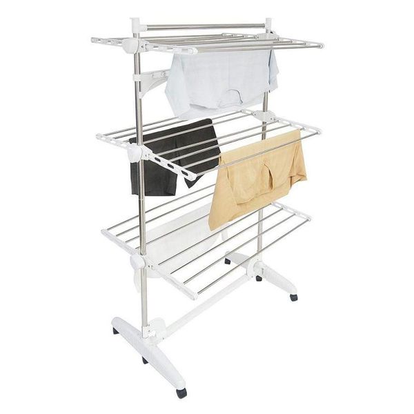 hangers & racks 3 tiers folding home drying rack floor stainless steel clothes quilt balcony laundry
hangers & racks 3 tiers folding home drying rack floor stainless steel clothes quilt balcony laundry