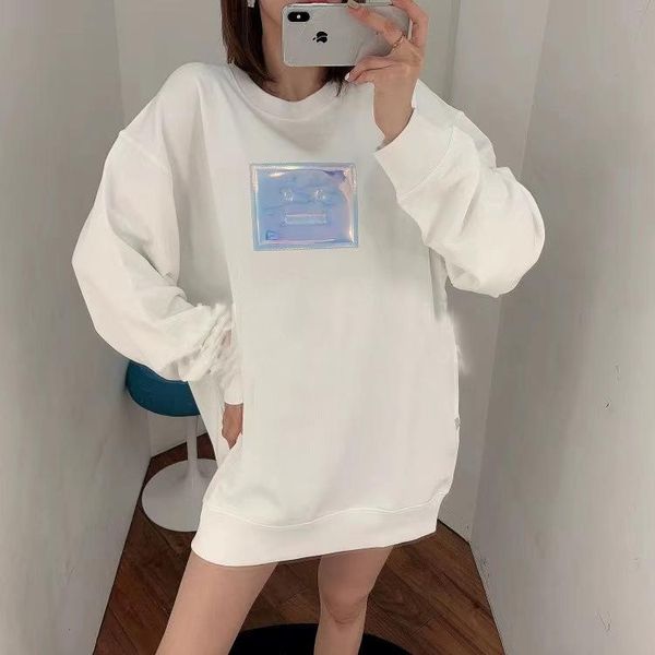 women's hoodies & sweatshirts women sweatshirt laser square smile pullover hoody o neck loose hoodie fleeces, Black
women's hoodies & sweatshirts women sweatshirt laser square smile pullover hoody o neck loose hoodie fleeces, Black