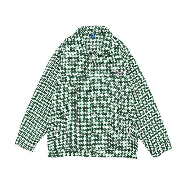 men's jackets pockets plaid streetwear men clothes high street lapel checkered oversize retro windbreaker casual coat loose couple jack, Black;brown
men's jackets pockets plaid streetwear men clothes high street lapel checkered oversize retro windbreaker casual coat loose couple jack, Black;brown