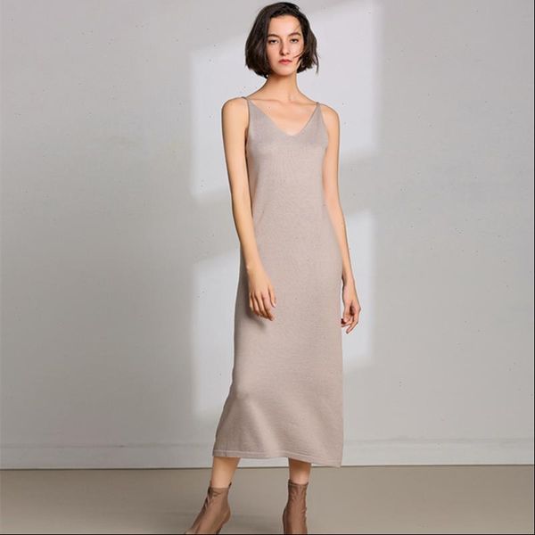 early spring women sweater pure long wool suspender with cashmere knitted beautiful back dress drop, White;black
early spring women sweater pure long wool suspender with cashmere knitted beautiful back dress drop, White;black