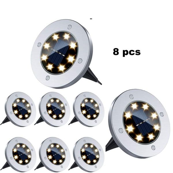 solar lamps 2-8pcs 8 led garden lights ground waterproof light underground sensing landscape for lawn pathway s
solar lamps 2-8pcs 8 led garden lights ground waterproof light underground sensing landscape for lawn pathway s