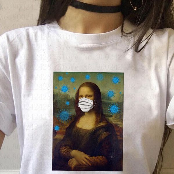retro art funny mona womens lisa fashion summer casual clothing aesthetics harajuku ullzang tee female, White
retro art funny mona womens lisa fashion summer casual clothing aesthetics harajuku ullzang tee female, White