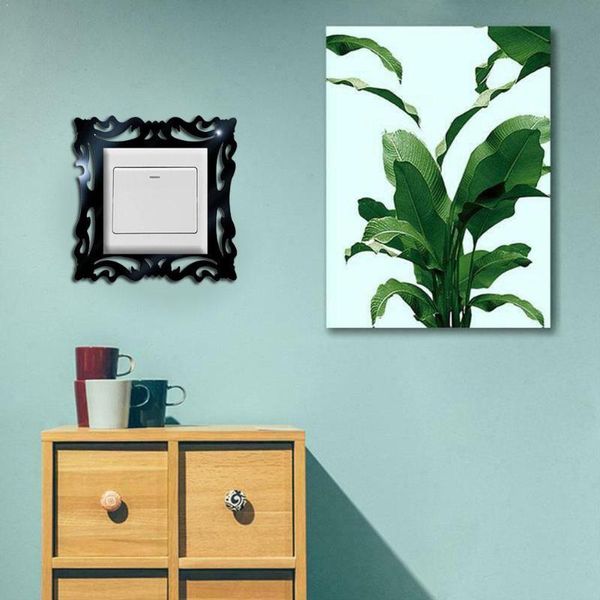 window stickers 4pcs silver mirror flower light switch surround wall decor frame decorative cover sticker plate m9s5
window stickers 4pcs silver mirror flower light switch surround wall decor frame decorative cover sticker plate m9s5