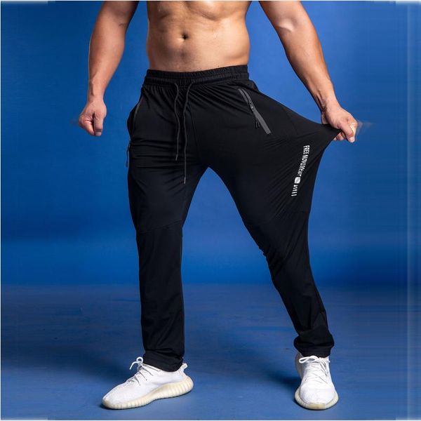 running pants men's sports trousers quick-drying straight loose summer thin ice silk leisure training fitness, Black;blue
running pants men's sports trousers quick-drying straight loose summer thin ice silk leisure training fitness, Black;blue