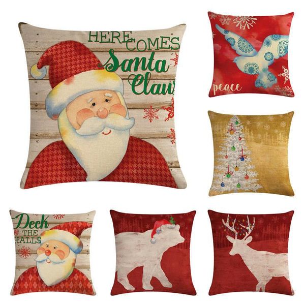 cushion/decorative pillow 45*45cm cushion cover christmas snow man santa claus tree throw case decor for car seat office home textile
cushion/decorative pillow 45*45cm cushion cover christmas snow man santa claus tree throw case decor for car seat office home textile