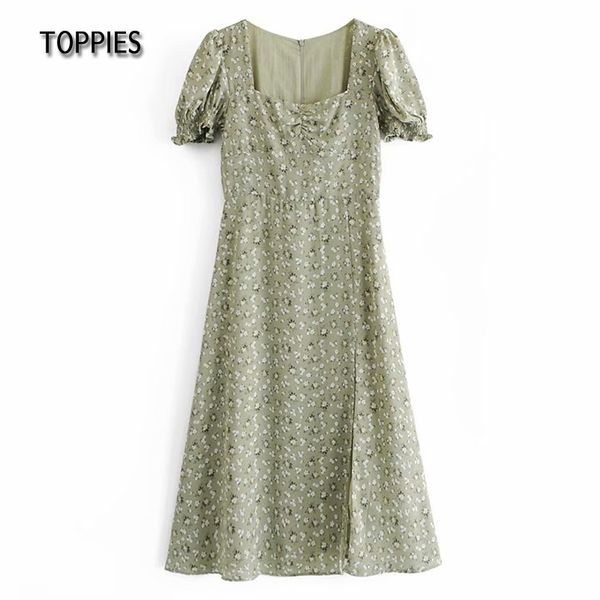 ies green flower dress summer woman midi dress short sleeve square collar vacation dress 210412, Black;gray
ies green flower dress summer woman midi dress short sleeve square collar vacation dress 210412, Black;gray