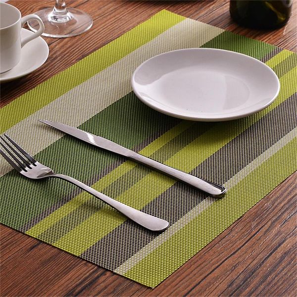 mats & pads 4pcs 45x30cm placemats pvc dining table mat bowl plate coasters modern non-slip waterproof cloth dinnerware accessory
mats & pads 4pcs 45x30cm placemats pvc dining table mat bowl plate coasters modern non-slip waterproof cloth dinnerware accessory