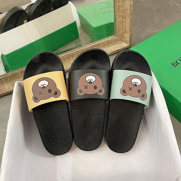 slippers summer comfortable soft sole women's casual slipper cartoon bear stickers sweet and cute flat non-slip outdoor girls slides, Black
slippers summer comfortable soft sole women's casual slipper cartoon bear stickers sweet and cute flat non-slip outdoor girls slides, Black