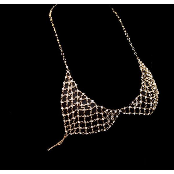 idealway crystal rhinestones body jewelry fashion bikini chain necklace hollow out underwear bra d jllyau dh_garden, Silver
idealway crystal rhinestones body jewelry fashion bikini chain necklace hollow out underwear bra d jllyau dh_garden, Silver