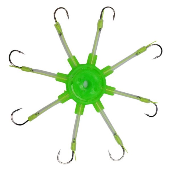 fishing hooks eight claw barbed hook double-sided flap tackle tools for man woman fisherman (noctilucence no.9) 
fishing hooks eight claw barbed hook double-sided flap tackle tools for man woman fisherman (noctilucence no.9)