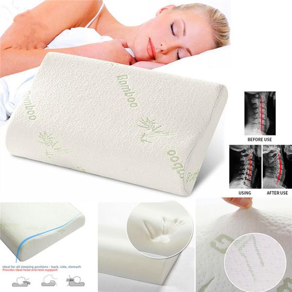 pillow sleeping bamboo memory foam orthopedic latex neck fiber slow rebound soft massager protection
pillow sleeping bamboo memory foam orthopedic latex neck fiber slow rebound soft massager protection