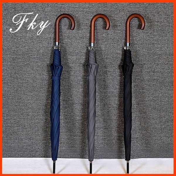umbrellas large windproof shade semi-automatic solid wood handle waterproof umbrella sale
umbrellas large windproof shade semi-automatic solid wood handle waterproof umbrella sale