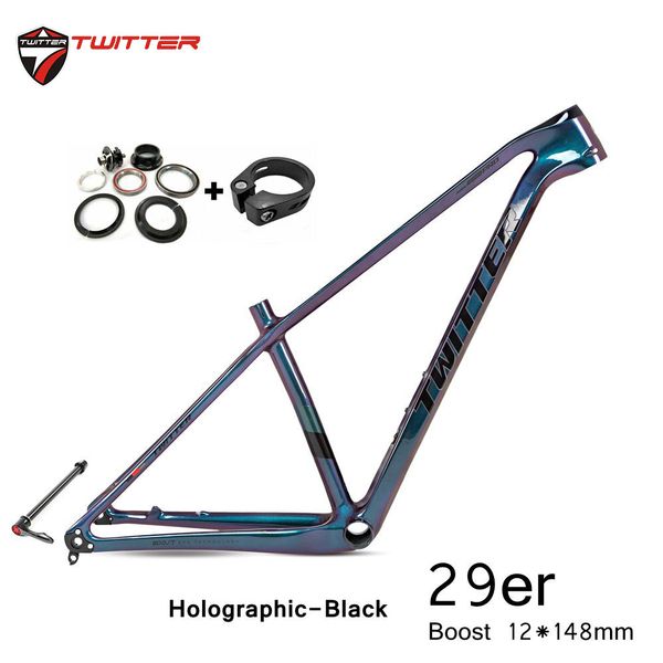 twitter warriorpro 29er mtb carbon frame thru axle boost 12x148mm disc brake 29x2.2 tires xc mountain t900 bike frameset
twitter warriorpro 29er mtb carbon frame thru axle boost 12x148mm disc brake 29x2.2 tires xc mountain t900 bike frameset