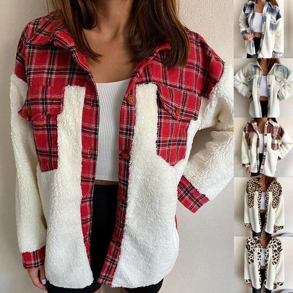 autumn winter fashion loose coat vintage oversize women plaid print pockets long sleeve turn down collar casual warm outwear women's wo, Black
autumn winter fashion loose coat vintage oversize women plaid print pockets long sleeve turn down collar casual warm outwear women's wo, Black