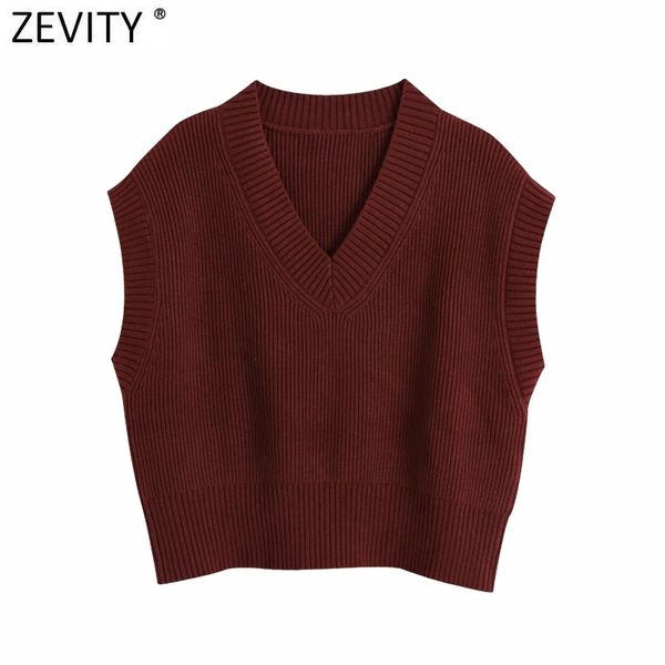 zevity new spring women fashion v neck solid color casual sleeveless vest knitting sweater chic lady leisure wine red s562 210419, White
zevity new spring women fashion v neck solid color casual sleeveless vest knitting sweater chic lady leisure wine red s562 210419, White
