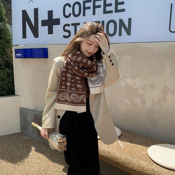 scarves autumn and winter scarf students fashion thick tide ins korean version of versatile cashew flower cute girl, Blue;gray
scarves autumn and winter scarf students fashion thick tide ins korean version of versatile cashew flower cute girl, Blue;gray