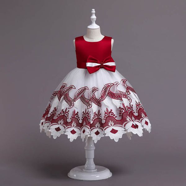 girls dresses kids clothes lace wedding fluffy little girl princess dress children performance party formal clothing b8101, Red;yellow
girls dresses kids clothes lace wedding fluffy little girl princess dress children performance party formal clothing b8101, Red;yellow