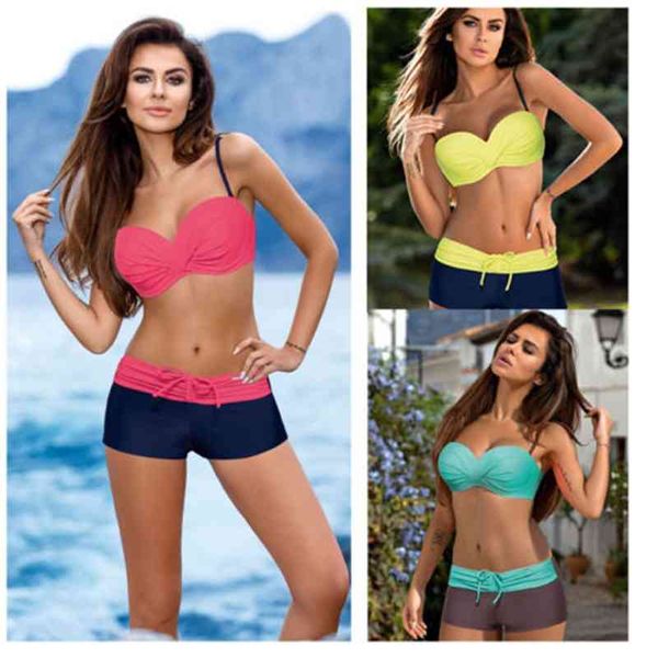 women beachwear new bandage bandeau bikini set floral swimsuit low waist belt swimwear push up padded bathing suit, White;black
women beachwear new bandage bandeau bikini set floral swimsuit low waist belt swimwear push up padded bathing suit, White;black