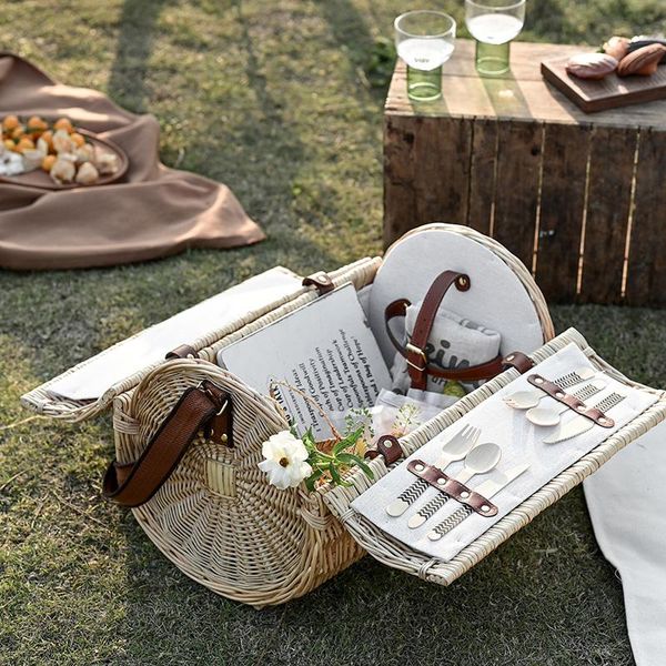 storage baskets outdoor picnic rattan basket food box with cover camping outing travel portable weaving household boxes
storage baskets outdoor picnic rattan basket food box with cover camping outing travel portable weaving household boxes