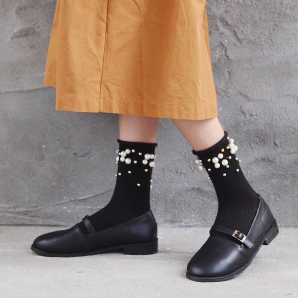 pattkin japan and south korea pearl plain cotton versatile vertical stripe pile candy loose lipped women' socks, Red;black
pattkin japan and south korea pearl plain cotton versatile vertical stripe pile candy loose lipped women' socks, Red;black