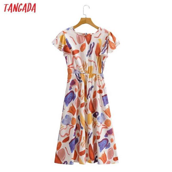 tangada summer women print french style dress backless bow puff short sleeve ladies midi dress vestidos sy282 210609, Black;gray
tangada summer women print french style dress backless bow puff short sleeve ladies midi dress vestidos sy282 210609, Black;gray