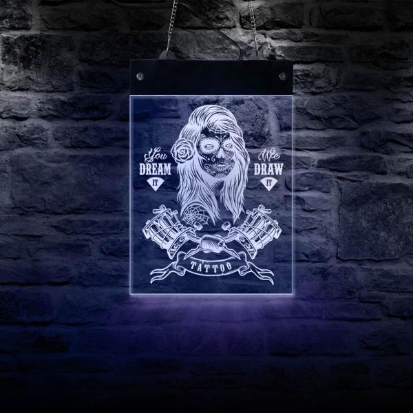 you dream it we draw tattoo studio led business wall art decor electric display sign tattooist lighting advertisement board lamp
you dream it we draw tattoo studio led business wall art decor electric display sign tattooist lighting advertisement board lamp