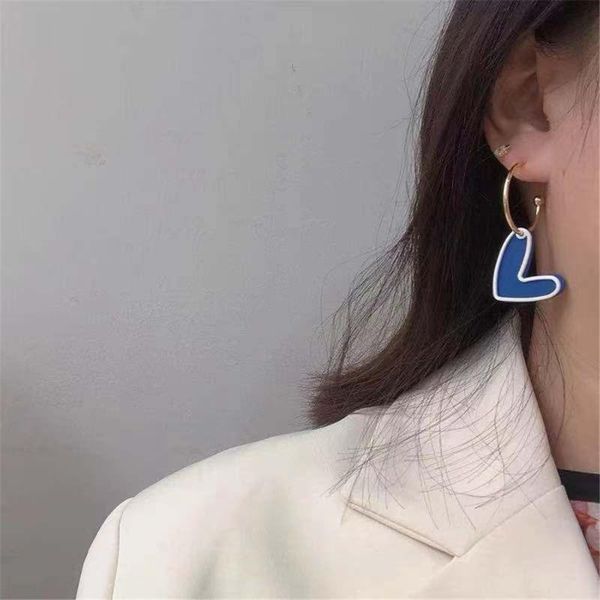 hoop & huggie blue heart earrings for women girls cute engagement wedding ear ring vintage jewelry gift, Golden;silver
hoop & huggie blue heart earrings for women girls cute engagement wedding ear ring vintage jewelry gift, Golden;silver