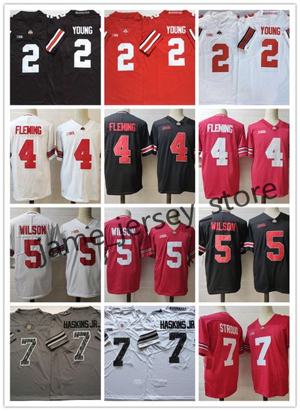ncaa ohio state buckeyes football jersey 2 chase young 4 julian fleming 5 garrett wilson 7 dwayne haskins jr. 7 c.j. stroud, Black
ncaa ohio state buckeyes football jersey 2 chase young 4 julian fleming 5 garrett wilson 7 dwayne haskins jr. 7 c.j. stroud, Black