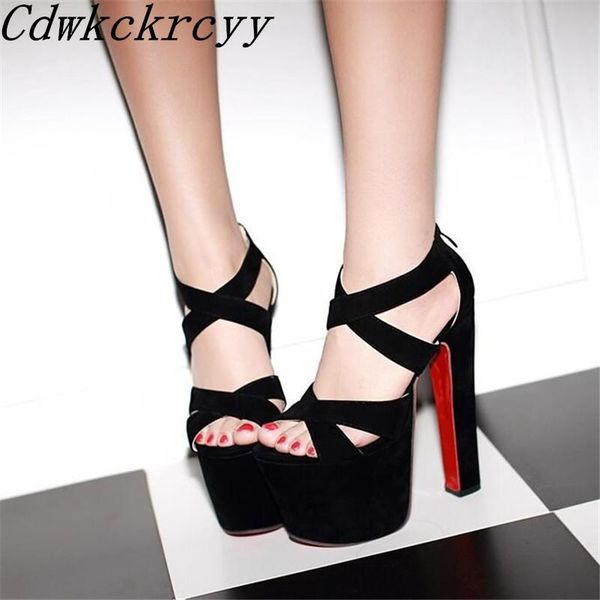 summer pattern fashion waterproof super high heel women sandals model walking show thick bottom black nightclub
summer pattern fashion waterproof super high heel women sandals model walking show thick bottom black nightclub