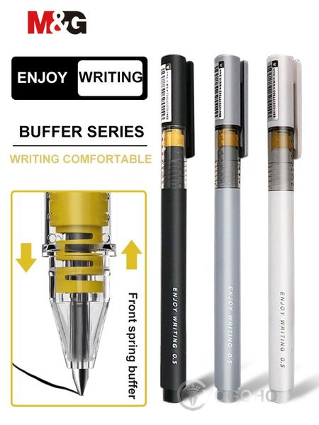 spring buffer gel pen 0.5mm 0.7mm writing black for office school supplies kids stationery pens
spring buffer gel pen 0.5mm 0.7mm writing black for office school supplies kids stationery pens